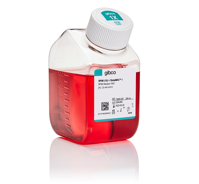RPMI 1640 Medium, GlutaMAX™ Supplement, HEPES