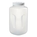 Nalgene&trade; Square Wide-Mouth Large PPCO Bottle with Closure: Autoclavable