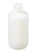 Nalgene&trade; Fluorinated Narrow-Mouth HDPE Bottles with Closure