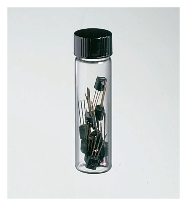 Class B Clear Glass Threaded Vials With Closures Attached