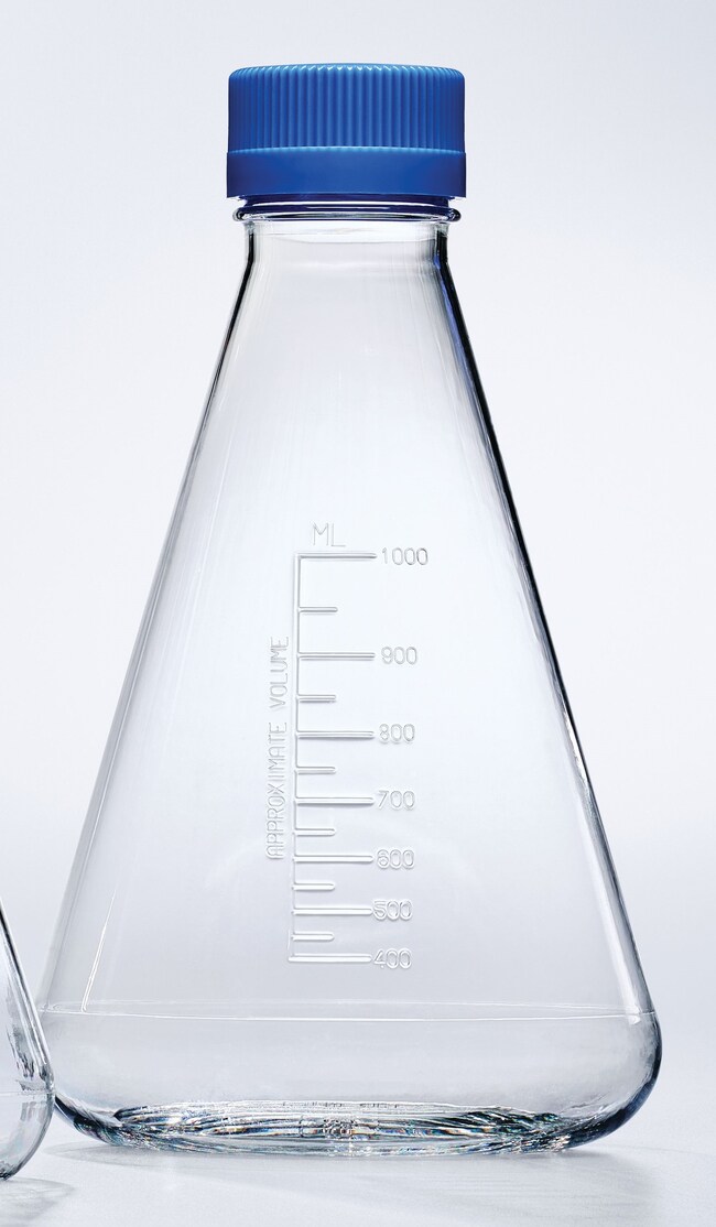 Nalgene™ Single-Use PETG Erlenmeyer Flasks with Plain Bottom: Sterile
