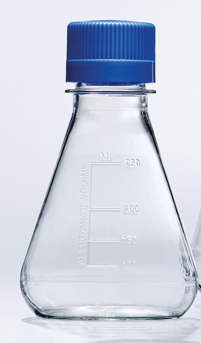 Nalgene™ Single-Use PETG Erlenmeyer Flasks with Plain Bottom: Sterile
