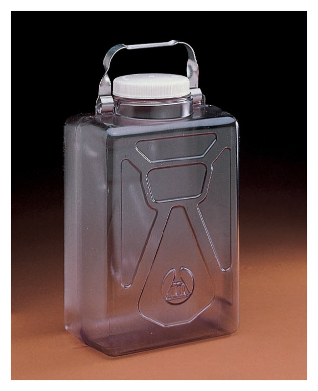 Nalgene&trade; Rectangular Polycarbonate Clearboy&trade; Carboy with Closure