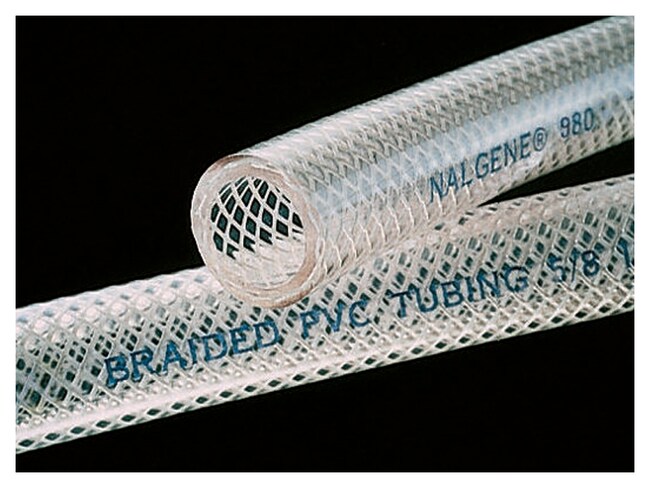 Nalgene™ 980 Braided Clear PVC Tubing