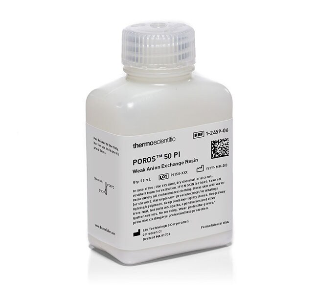 POROS™ 50 PI Weak Anion Exchange Resin
