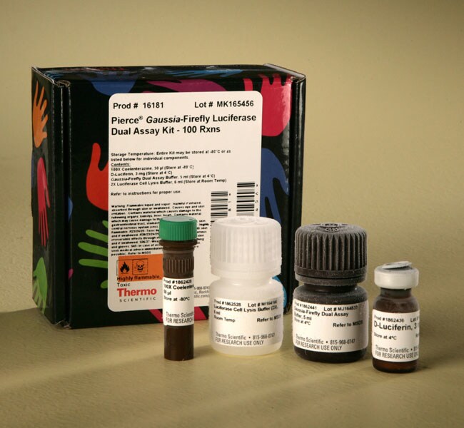 Pierce&trade; Gaussia-萤火虫荧光素酶双检测试剂盒