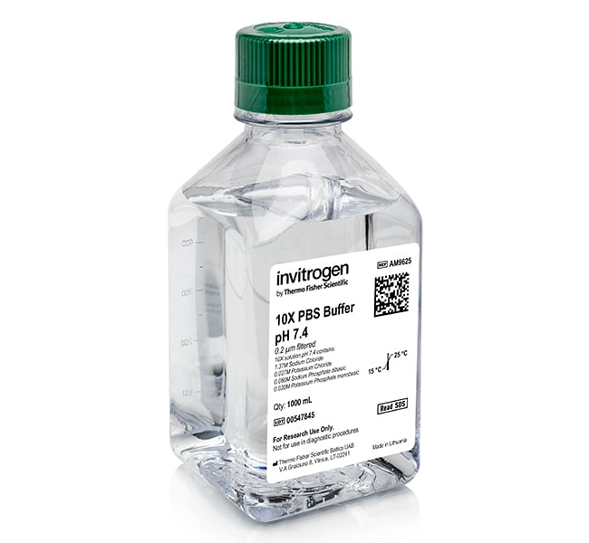 PBS - 磷酸盐缓冲盐水 (10X)，pH 7.4，无 RNase