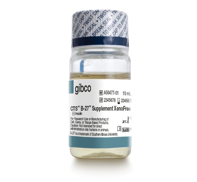 CTS™ B-27™ Supplement XenoFree, minus insulin (50X)