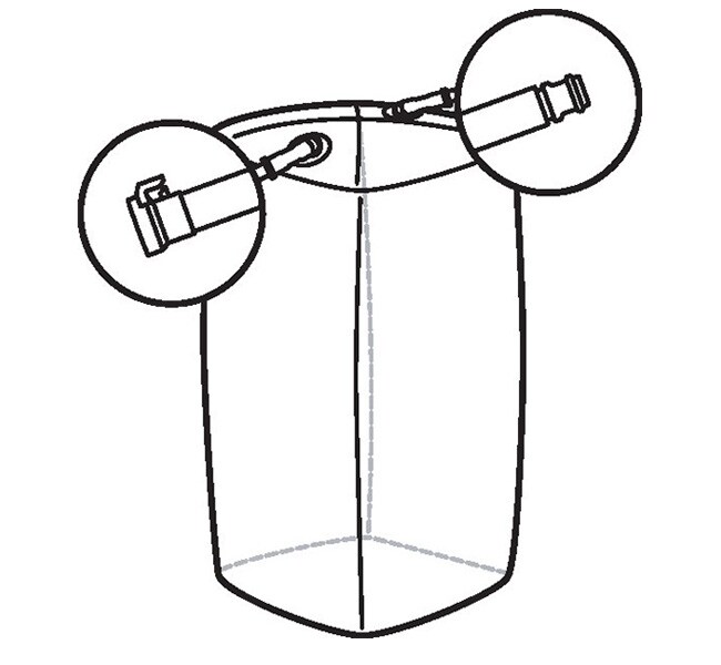 Productainer&trade; 生物工艺容器 (BPC)，100 L，带 2 个顶部端口，3D 一次性使用