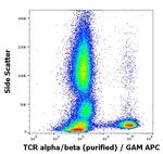 TCR alpha/beta Antibody in Flow Cytometry (Flow)