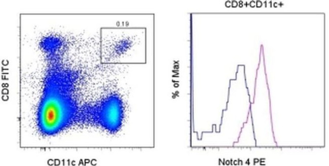NOTCH4 Antibody in Flow Cytometry (Flow)