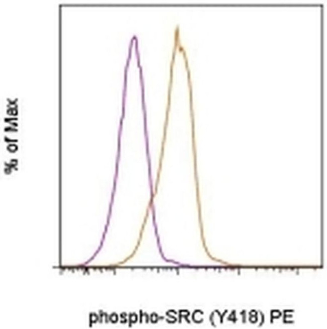 Phospho-SRC (Tyr418) Antibody in Flow Cytometry (Flow)