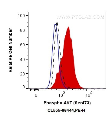 Phospho-AKT (Ser473) Antibody in Flow Cytometry (Flow)