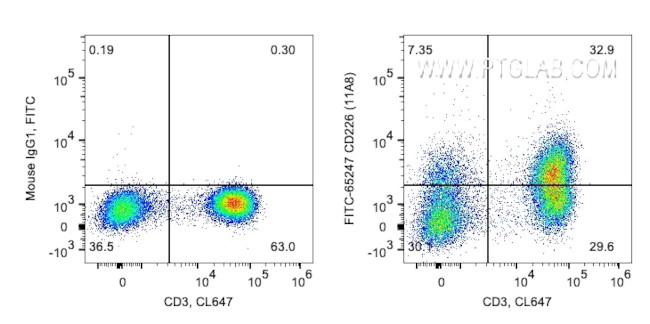 CD226 Antibody in Flow Cytometry (Flow)