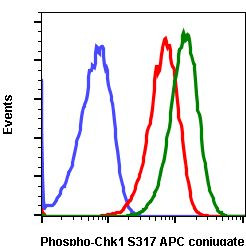 Phospho-Chk1 (Ser317) Antibody in Flow Cytometry (Flow)