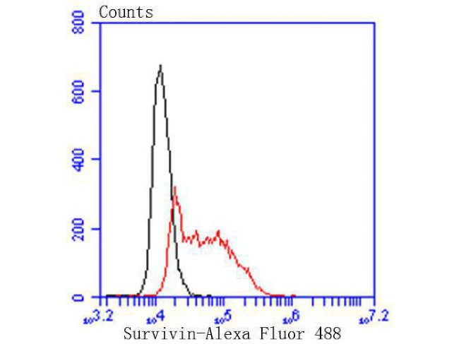 Survivin Antibody in Flow Cytometry (Flow)