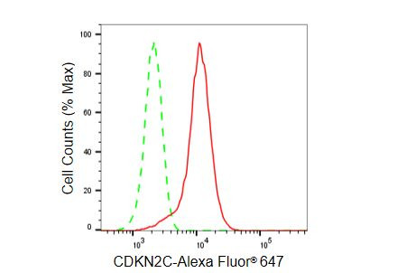 CDKN2C Antibody in Flow Cytometry (Flow)